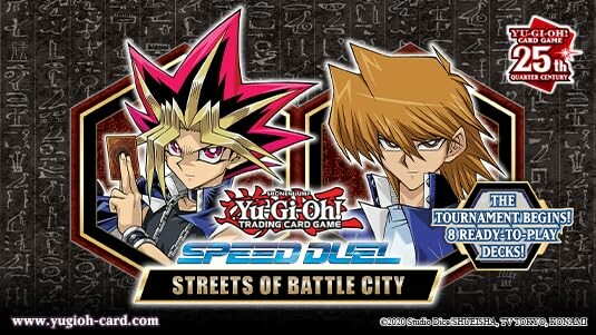 Yu-Gi-Oh! Speed Duel Streets of Battle City logo.