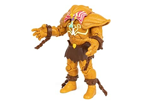 Brown armored action figure with chains