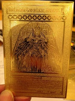 Horakhty Custom Golden Metal Card