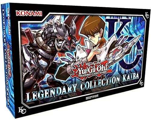 Yu-Gi-Oh! Legendary Collection Kaiba set with cards and booster packs.