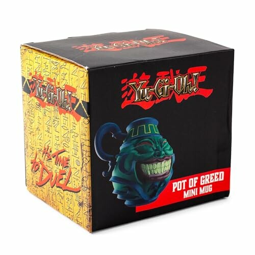 Yu-Gi-Oh Pot of Greed mini mug packaging